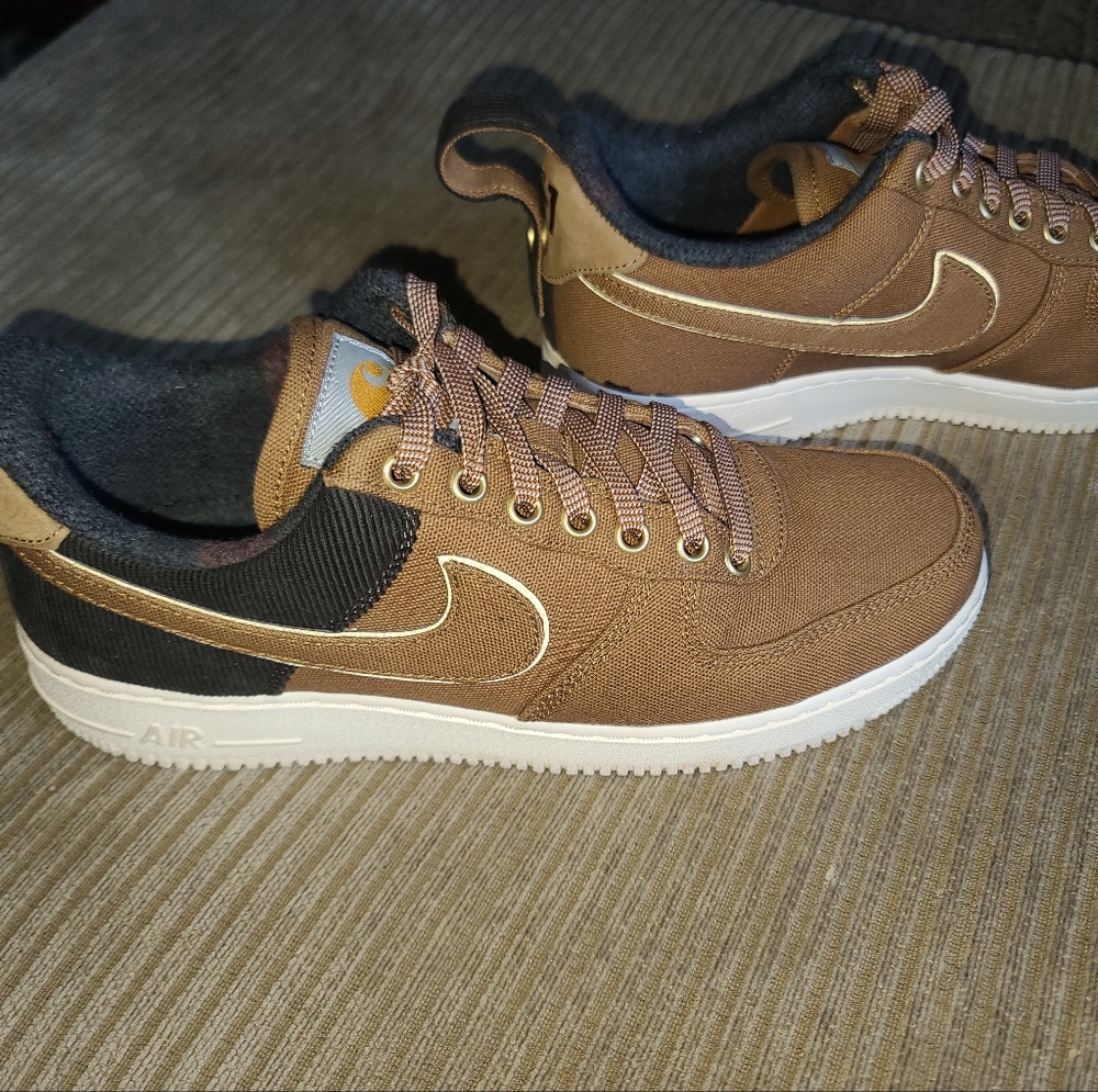 Nike Air Force one's carhart edition